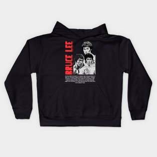 Bruce Leeroy last dragon Kids Hoodie